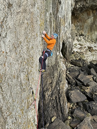 Rob Matheson The Bells The Bells, Gogarth, Wales - Marginal gear and hooks. Ready to really commit. Rob Matheson repeating 'The Bells, The Bells' (E7) on the North Stack Wall at Gogarth in North Wales Rob Matheson The Bells The Bells, Gogarth, Wales - Marginal gear and hooks. Ready to really commit. Rob Matheson repeating 'The Bells, The Bells' (E7) on the North Stack Wall at Gogarth in North Wales