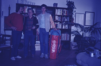 Cerro Pier Giorgio, Patagonia: Mario Manica, Renzo Vettori - Renzo Vettori, Cesarino Fava, Mario Manica, Cerro Piergiorgio in Patagonia, 1985