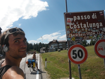 Dolomites Bike & Climb - Towards the Rosengarten.