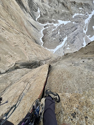 Cuerno Norte, Torres del Paine, Patagonia, Seba Pelletti, Hernan Rodriguez - The first ascent of 'Norteado' on Cuerno Norte, Torres del Paine, Patagonia (Sebastian Pelletti, Hernan Rodriguez 10/11/2025)