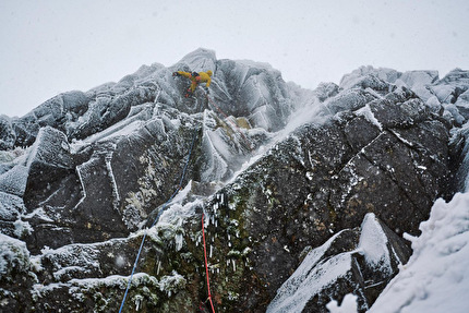 New early season winter climbs in Scotland by Greg Boswell, Dave Cowan, Hamish Frost