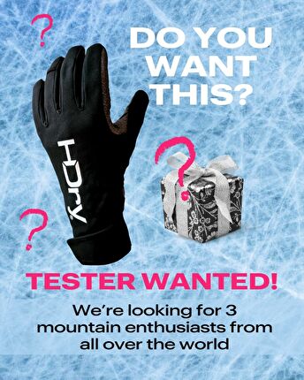 HDry - Ultimi giorni per avere in anteprima i guanti HDry: aperta la selezione per 3 appassionati di montagna!