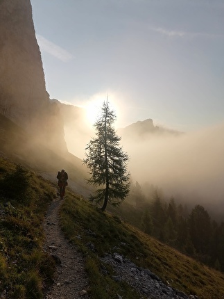 Castello del Settsass, Dolomiti, Michal Coubal, Anna Coubalová - L'apertura di 'Stranger', Castello del Settsass, Dolomiti (Michal Coubal, Anna Coubalová, 07/08/2025)