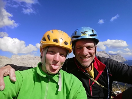 Castello del Settsass, Dolomiti, Michal Coubal, Anna Coubalová - L'apertura di 'Stranger', Castello del Settsass, Dolomiti (Michal Coubal, Anna Coubalová, 07/08/2025)