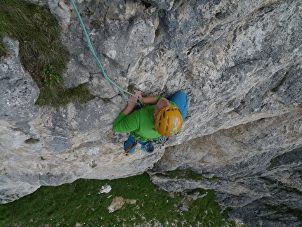 Castello del Settsass, Dolomiti, Michal Coubal, Anna Coubalová - L'apertura di 'Stranger', Castello del Settsass, Dolomiti (Michal Coubal, Anna Coubalová, 07/08/2025)