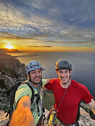 Punta Narciso, Pizzo Vuturo, Sicilia, Emanuele Andreozzi, Massimo Faletti - L'apertura di 'Via del Papà' alla Punta Narciso, Pizzo Vuturo, Sicilia (Emanuele Andreozzi, Massimo Faletti 06/11/2025)