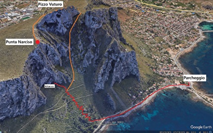 Punta Narciso, Pizzo Vuturo, Sicilia, Emanuele Andreozzi, Massimo Faletti - L'apertura di 'Via del Papà' alla Punta Narciso, Pizzo Vuturo, Sicilia (Emanuele Andreozzi, Massimo Faletti 06/11/2025)