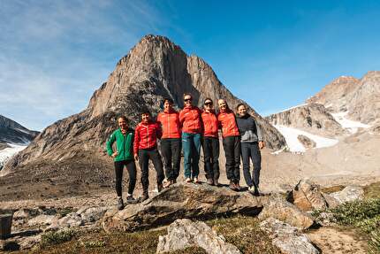 Greenland, Graah Fjord, Skjoldungen, Naomie Bürki, Pauline Laubscher, Gianna Müller, Caro North, Lea Schneider, Melanie Tenorio, Ramona Volken, Ramona Waldner - SAC Expedition Greenland 2025 to Graah Fjord & Skjoldungen (Naomie Bürki, Pauline Laubscher, Gianna Müller, Caro North, Lea Schneider, Melanie Tenorio, Ramona Volken, Ramona Waldner)