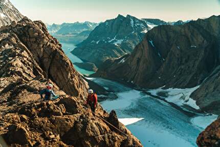 Greenland, Graah Fjord, Skjoldungen, Naomie Bürki, Pauline Laubscher, Gianna Müller, Caro North, Lea Schneider, Melanie Tenorio, Ramona Volken, Ramona Waldner - SAC Expedition Greenland 2025 to Graah Fjord & Skjoldungen (Naomie Bürki, Pauline Laubscher, Gianna Müller, Caro North, Lea Schneider, Melanie Tenorio, Ramona Volken, Ramona Waldner)