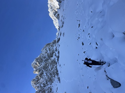 Monte Sirente, Appennino Centrale, Luca Gasparini, Gianluigi Ranieri - L'apertura di 'Il Sognatore', Monte Sirente, Appennino Centrale (Luca Gasparini, Gianluigi Ranieri, 30/11/2025)