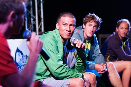 The North Face Kalymnos Climbing Festival 2012 - Speakers Series: James Pearson, Caroline Ciavaldini & Yuji Hirayama