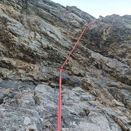 Moiazza, Dolomiti, Ivo Ferrari - Ivo Ferrari in solitaria sulla 'Via Sapere Aude' in Moiazza, Dolomiti Moiazza, Dolomiti, Ivo Ferrari - Ivo Ferrari in solitaria sulla 'Via Sapere Aude' in Moiazza, Dolomiti