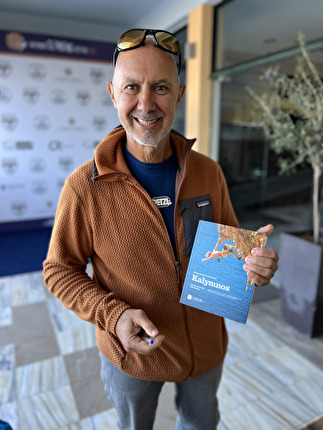 Aris Theodoropoulos Kalymnos - Aris Theodoropoulos con la sua nuova guida di Kalymnos Aris Theodoropoulos Kalymnos - Aris Theodoropoulos con la sua nuova guida di Kalymnos