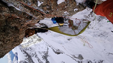 Dent Blanche, Olivier Kolly, Filippo Sala, Silvan Schüpbach - L'apertura di 'Le clin d’œil' sul Dent Blanche (4357m), Svizzera (Olivier Kolly, Filippo Sala, Silvan Schüpbach 28-29/12/2025)