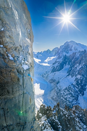 Allain - Leininger Petit Dru, Filip Babicz, Olivier Gajewski - Filip Babicz e Olivier Gajewski sulla via 'Allain - Leininger' sulla nord del Petit Dru Allain - Leininger Petit Dru, Filip Babicz, Olivier Gajewski - Filip Babicz e Olivier Gajewski sulla via 'Allain - Leininger' sulla nord del Petit Dru