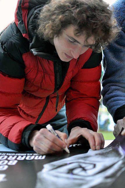 Adam Ondra 9a onsight at Rawyl in Switzerland