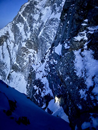 Schutzengelweg, Sagwand, Valsertal, Martin Sieberer, Lukas Waldner - Martin Sieberer and Lukas Waldner making the first winter ascent of 'Schutzengelweg' on the north face of Sagwandspitze in the Valsertal, Austria, on 20/01/2026 Schutzengelweg, Sagwand, Valsertal, Martin Sieberer, Lukas Waldner - Martin Sieberer and Lukas Waldner making the first winter ascent of 'Schutzengelweg' on the north face of Sagwandspitze in the Valsertal, Austria, on 20/01/2026