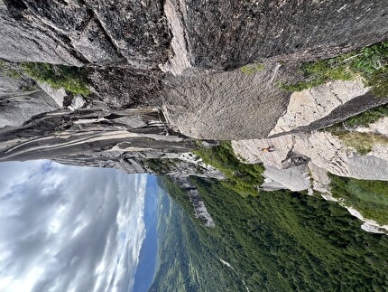 La Zaranda, Patagonia, Cile, Raimundo De Andraca, Fernanda Carabias - La prima salita di 'Sin obstáculos no hay camino' su La Zaranda, Patagonia, Cile (Raimundo De Andraca, Fernanda Carabias)