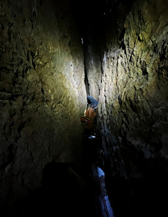 Mezza Luna Vallaccia, Dolomiti, Emanuele Andreozzi, Fabio Tamanini - L'apertura di 'Misty Mountain' alla parete nord della Mezza Luna in Vallaccia, Dolomiti (Emanuele Andreozzi, Fabio Tamanini 28/12/2025)