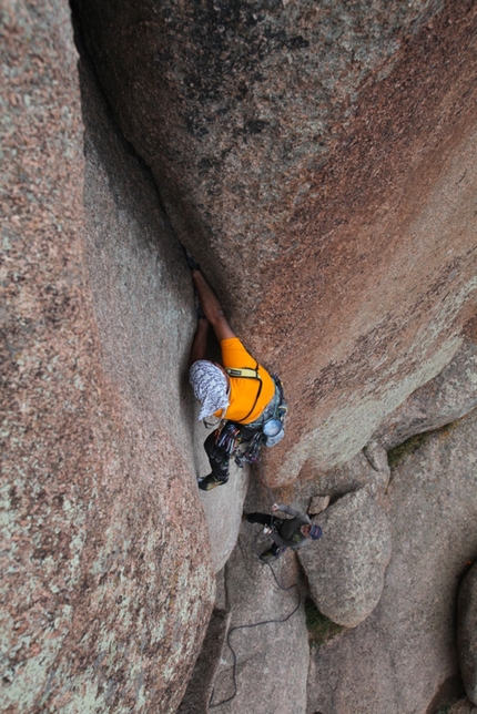 USA Climbing Trip - Marcello Sanguineti su Lower Progressive