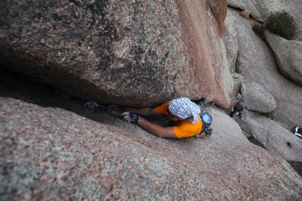 USA Climbing Trip - Marcello Sanguineti su Lower Progressive