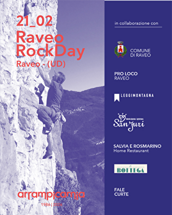 Arrampicarnia 2026: sabato 21 febbraio il RockDay a Raveo