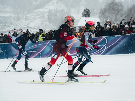 Ski Mountaineering, Milano Cortina 2026 Olympic Games - Marianne Fatton competing in the Sprint heat, Ski Mountaineering Milano Cortina 2026 Winter Olympic Games, 19/02/2026 Ski Mountaineering, Milano Cortina 2026 Olympic Games - Marianne Fatton competing in the Sprint heat, Ski Mountaineering Milano Cortina 2026 Winter Olympic Games, 19/02/2026
