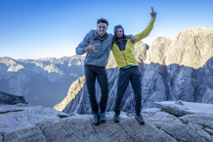 Sul Cerro Walwalün in Valle Cochamó Mirco Grasso e Jernej Kruder aprono la big wall Tarock
