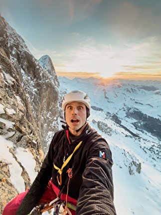 Charles Dubouloz - Charles Dubouloz in solitaria sulla parete ovest del Pic du Midi d’Ossau 25-26/02/2026