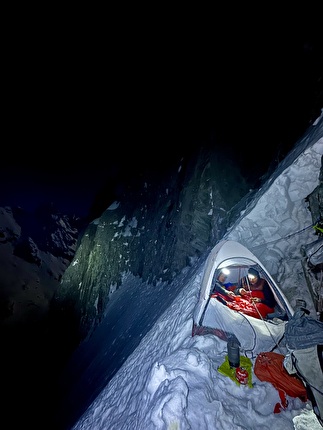 Aiguille Orientale du Soreiller, Écrins - The first ascent of 'Y’a comme un pecker dans la soupe' on the north face Aiguille Orientale du Soreiller in the Écrins massif (Melvin Bou, Kilian Moni, Étienne Poteaux 2-3/03/2026)