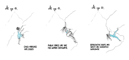 Giornata internazionale della donna: l'arrampicata come metafora dell'uguaglianza