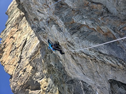 Cervino Naso di Zmutt, Matteo Della Bordella, Giacomo Mauri - L'invernale della 'Gogna-Cerruti' al Naso di Zmutt del Cervino (Matteo Della Bordella, Giacomo Mauri 07-08/03/2026)