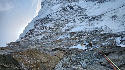 Klein Fiescherhorn, Olivier Kolly, Filippo Sala, Silvan Schüpbach - L'apertura di 'Zébu' (M8+, 70°, 1100m) sulla parete nord del Klein Fiescherhorn (Ochs) in Svizzera (Olivier Kolly, Filippo Sala, Silvan Schüpbach 8-10/03/2026) Klein Fiescherhorn, Olivier Kolly, Filippo Sala, Silvan Schüpbach - L'apertura di 'Zébu' (M8+, 70°, 1100m) sulla parete nord del Klein Fiescherhorn (Ochs) in Svizzera (Olivier Kolly, Filippo Sala, Silvan Schüpbach 8-10/03/2026)