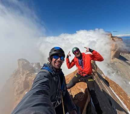 Torres del Paine, Chile, Rafa Gómez Lorente, Tasio Martín - Rafa Gómez Lorente & Tasio Martín making the Torres del Paine traverse, aka 'Travesía Doble M' (02/2026)