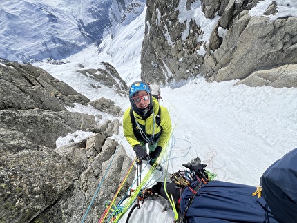 Petites Jorasses, Monte Bianco, Matteo Della Bordella, Mirco Grasso, Giacomo Mauri - L'apertura di 'Mutante' sulla sud delle Petites Jorasses (Matteo Della Bordella, Mirco Grasso, Giacomo Mauri 19-20/03/2026)