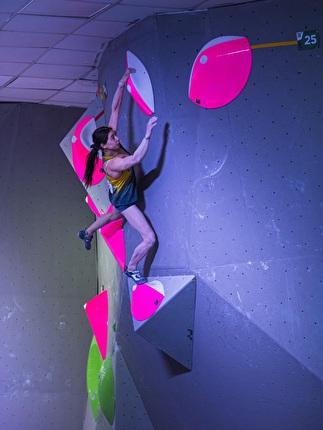 Coppa Italia Boulder 2026 - Stella Giacani, Coppa Italia Boulder 2026 al Crazy Center di Prato