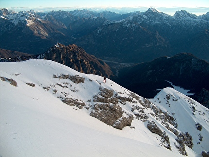 Schiara scialpinismo, Dolomiti Bellunesi - Schiara scialpinismo: Monte Pelf Schiara scialpinismo, Dolomiti Bellunesi - Schiara scialpinismo: Monte Pelf