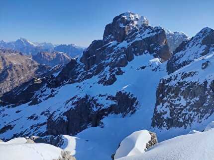 Schiara scialpinismo, Dolomiti Bellunesi - La Schiara d'inverno 