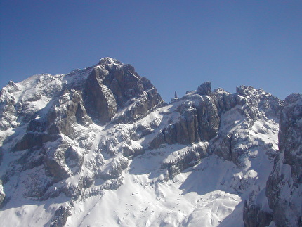 Schiara scialpinismo, Dolomiti Bellunesi - Il versante nord della Schiara, Dolomiti Bellunesi