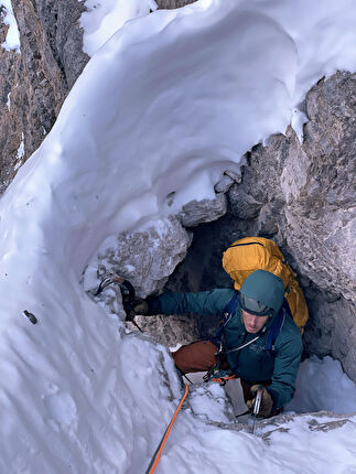 Vertical Pleasure, Cima Tosa Dolomiti di Brenta, Ruggero Samanden, Emanuele Andreozzi - L'apertura di 'Vertical Pleasure' alla Cima Tosa nelle Dolomiti di Brenta (Ruggero Samanden, Emanuele Andreozzi 10-11/03/2026)