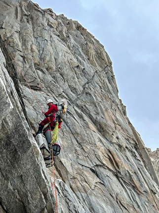South African route, Central Tower of Paine, Torres del Paine, Patagonia, Julia Cassou, Amelie Kühne, Belen Prados, Caro North - The first all-female ascent of the 'South African route' on the Central Tower of Paine, Torres del Paine, Patagonia (Julia Cassou, Amelie Kühne, Belen Prados, Caro North)
