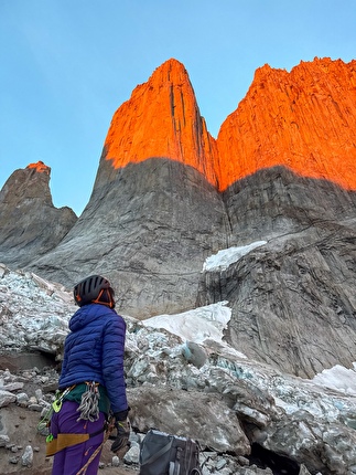 South African route, Central Tower of Paine, Torres del Paine, Patagonia, Julia Cassou, Amelie Kühne, Belen Prados, Caro North - The first all-female ascent of the 'South African route' on the Central Tower of Paine, Torres del Paine, Patagonia (Julia Cassou, Amelie Kühne, Belen Prados, Caro North)
