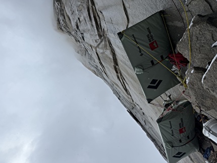 South African route, Central Tower of Paine, Torres del Paine, Patagonia, Julia Cassou, Amelie Kühne, Belen Prados, Caro North - The first all-female ascent of the 'South African route' on the Central Tower of Paine, Torres del Paine, Patagonia (Julia Cassou, Amelie Kühne, Belen Prados, Caro North)