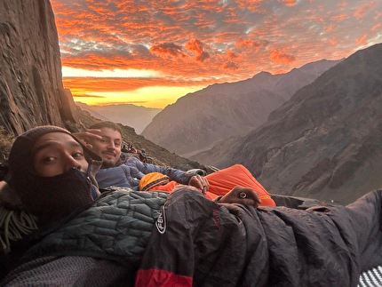 Punta Zanzi Chile - The first ascent of 'Ira de Gugal' on Punta Zanzi in Chile (Baltazar Calera, Joaquin Guglielmetti, Santiago Guglielmetti, Matías Tapia Artigas)