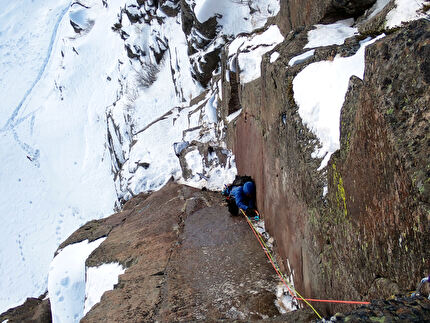 Mixed Mochental, Sasso Rotto, Lagorai, Dolomiti, Emanuele Andreozzi, Ruggero Samaden - L'apertura di 'Mixed Mochental' al Sasso Rotto in Lagorai, Dolomiti (Emanuele Andreozzi, Ruggero Samaden 13/02/2026)