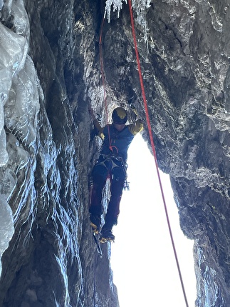 Punte di Campiglio, Dolomiti di Brenta, Emanuele Andreozzi, Ruggero Samaden, Silvestro Franchini - L'apertura della via 'Mamma Anna' alle Punte di Campiglio nelle Dolomiti di Brenta (Emanuele Andreozzi, Ruggero Samaden, Silvestro Franchini 08/04/2026)