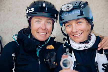 Haute Route Chamonix - Zermatt, Marie Pollet-Villard, Laurie Renoton - Marie Pollet-Villard & Laurie Renoton setting the FKT on the Haute Route Chamonix - Zermatt on 10/04/2026 in 20:30