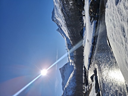 Scialpinismo Narvik Nordland Norvegia - Scialpinismo attorno a Narvik nel Nordland in Norvegia: Storfjellet (1633m)