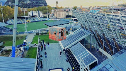 Bivacco Fiamme Gialle Cimon della Pala, Pale di San Martino - Smontaggio e trasporto del vecchio Bivacco Fiamme Gialle del Cimon della Pala al MUSE di Trento