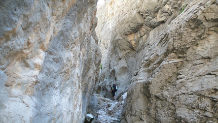 Aladaglar, Turchia 2012 - Il canyon nascosto che dà accesso alla Cima Vay Vay